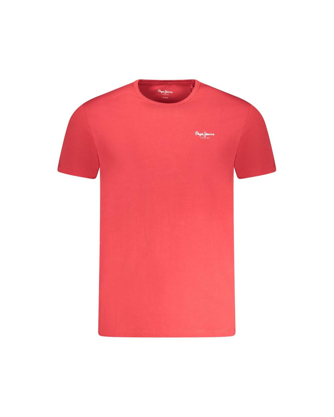 Pepe Jeans Men's Red Cotton  T-Shirt - XL