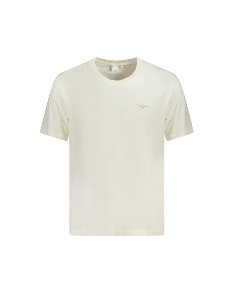 Pepe Jeans Men's White Cotton T-Shirt - M