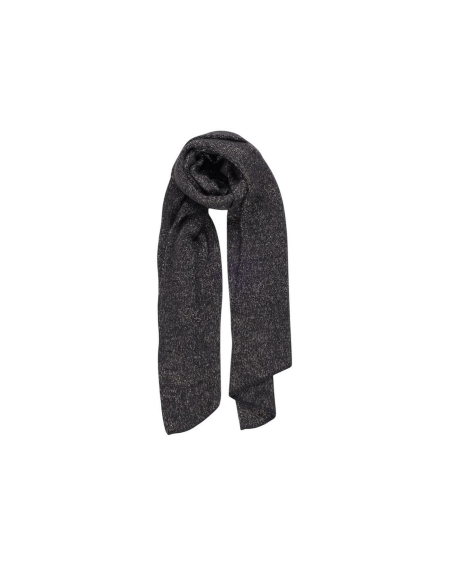 Pieces Women's Black Recycled Polyester Scarf - One Size