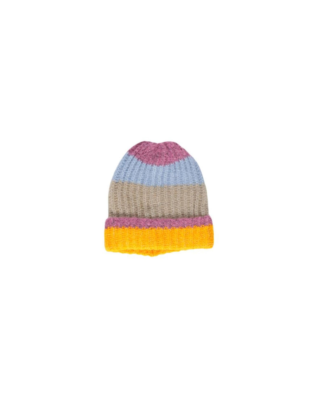 Pieces Women's Yellow Acrylic Hat - One Size