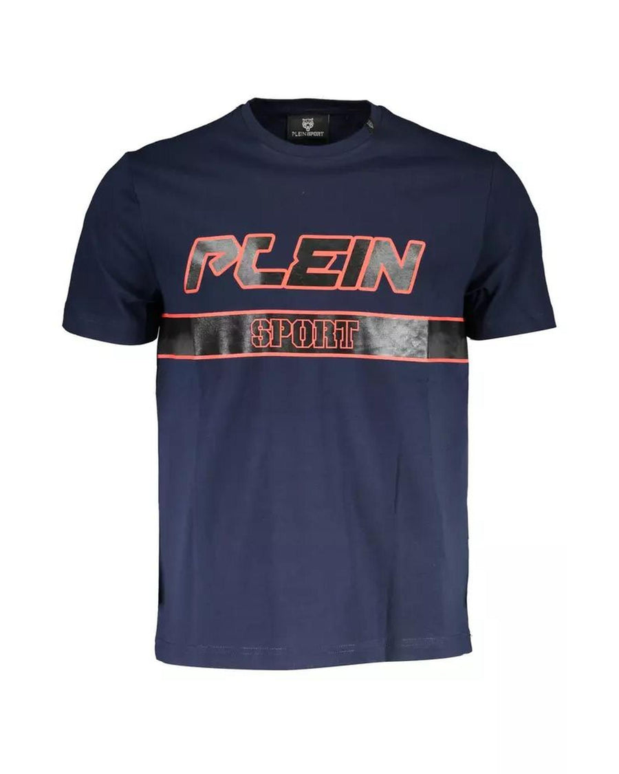 Plein Sport Men's Blue Cotton T-Shirt - L