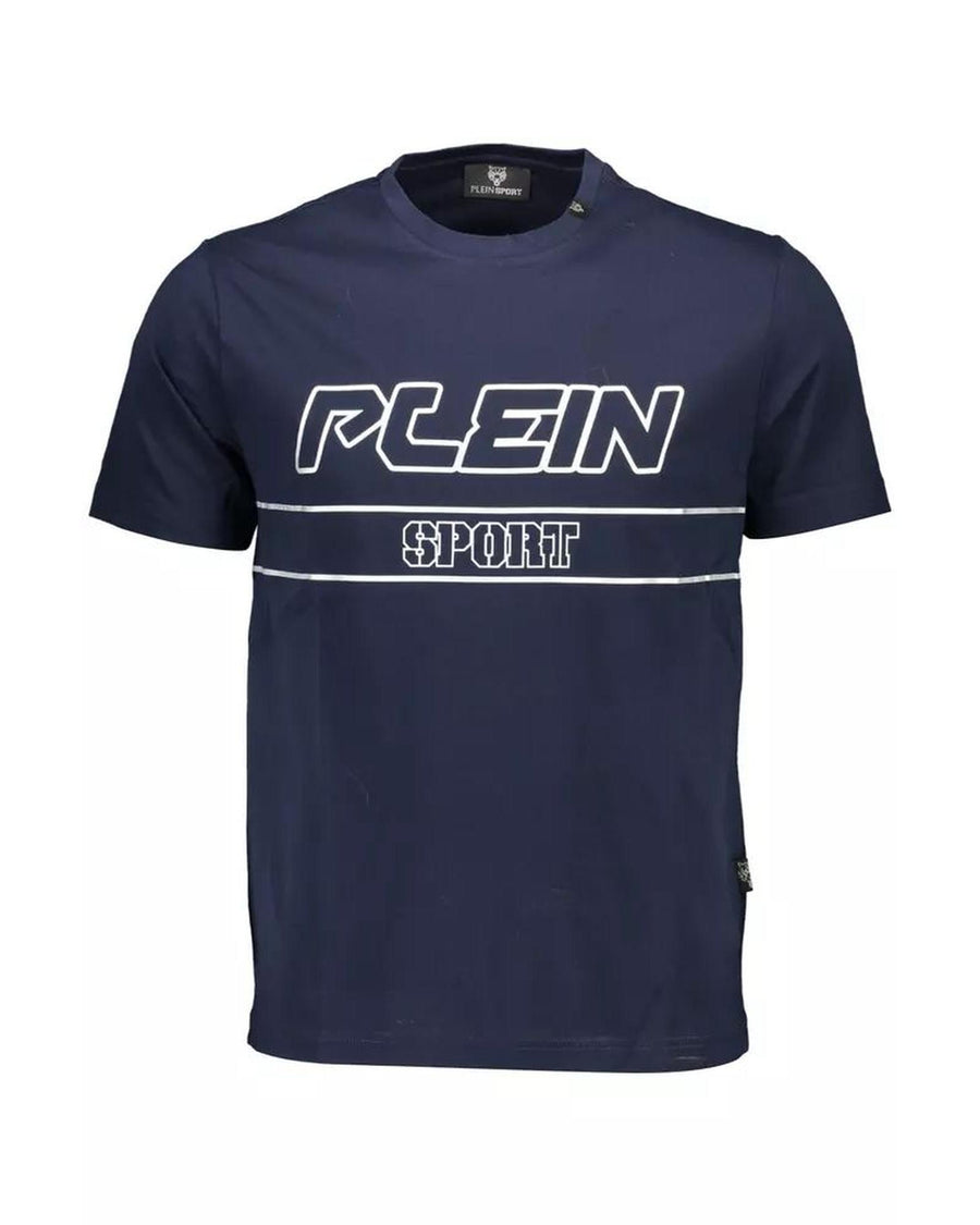 Plein Sport Men's Blue Cotton T-Shirt - L