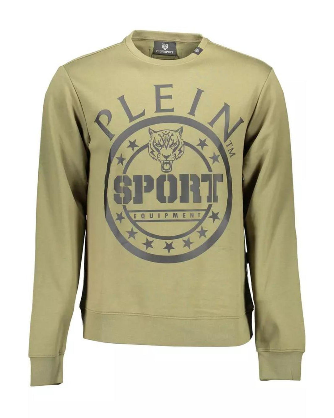 Plein Sport Men's Green Cotton Sweater - M