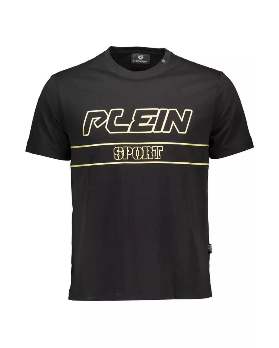 Plein Sport Men's Black Cotton T-Shirt - L