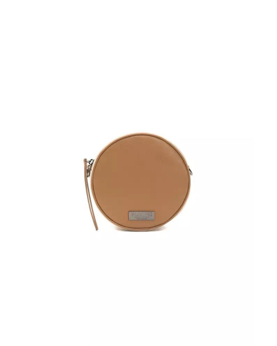 Pompei Donatella Women's Elegant Small Oval Leather Crossbody Bag - One Size