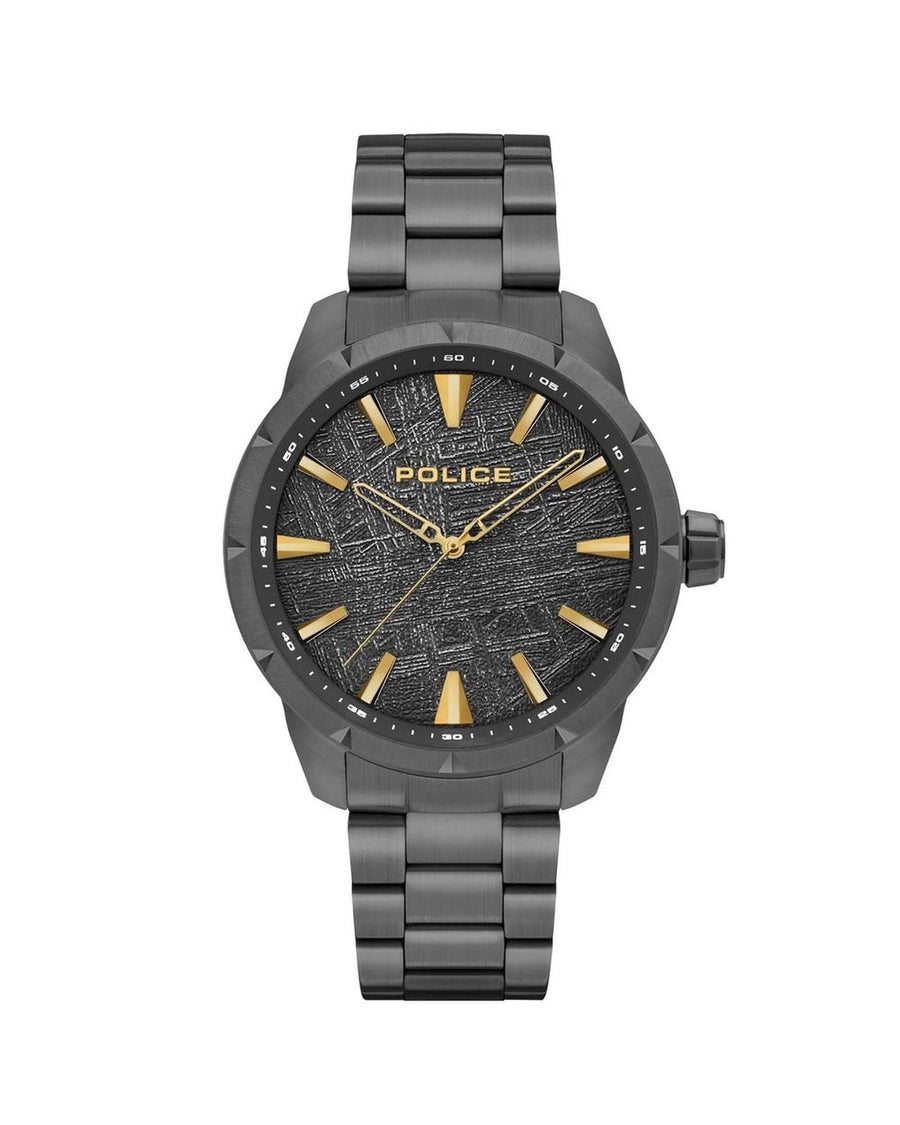 Police Men's Black Stainless Steel Stainless Steel Watch - One Size
