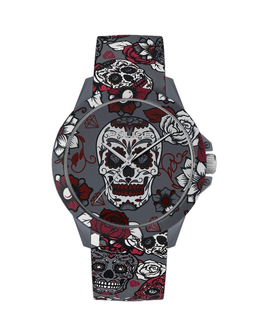 Police Men's Gray Silicone Watch - One Size