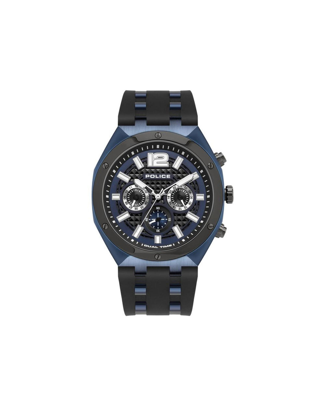 Police Men's Blue Silicone Watch - One Size