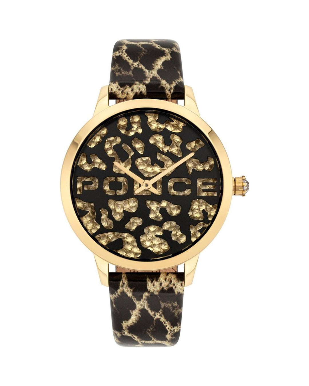 Police Women's Brown Leather Watch - One Size