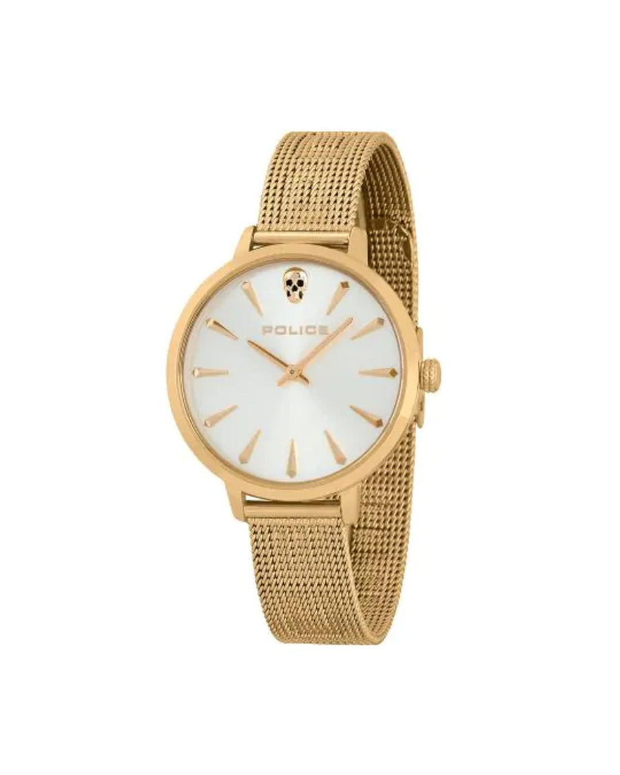 Police Women's Gold Stainless Steel Watch - One Size