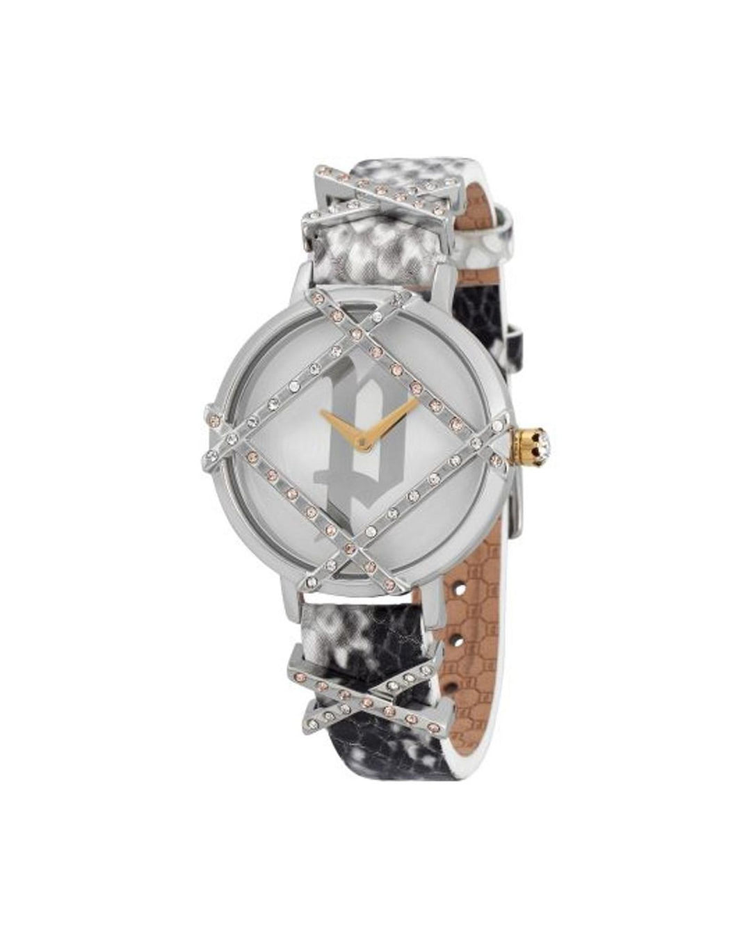 Police Women's Gray Leather Watch - One Size