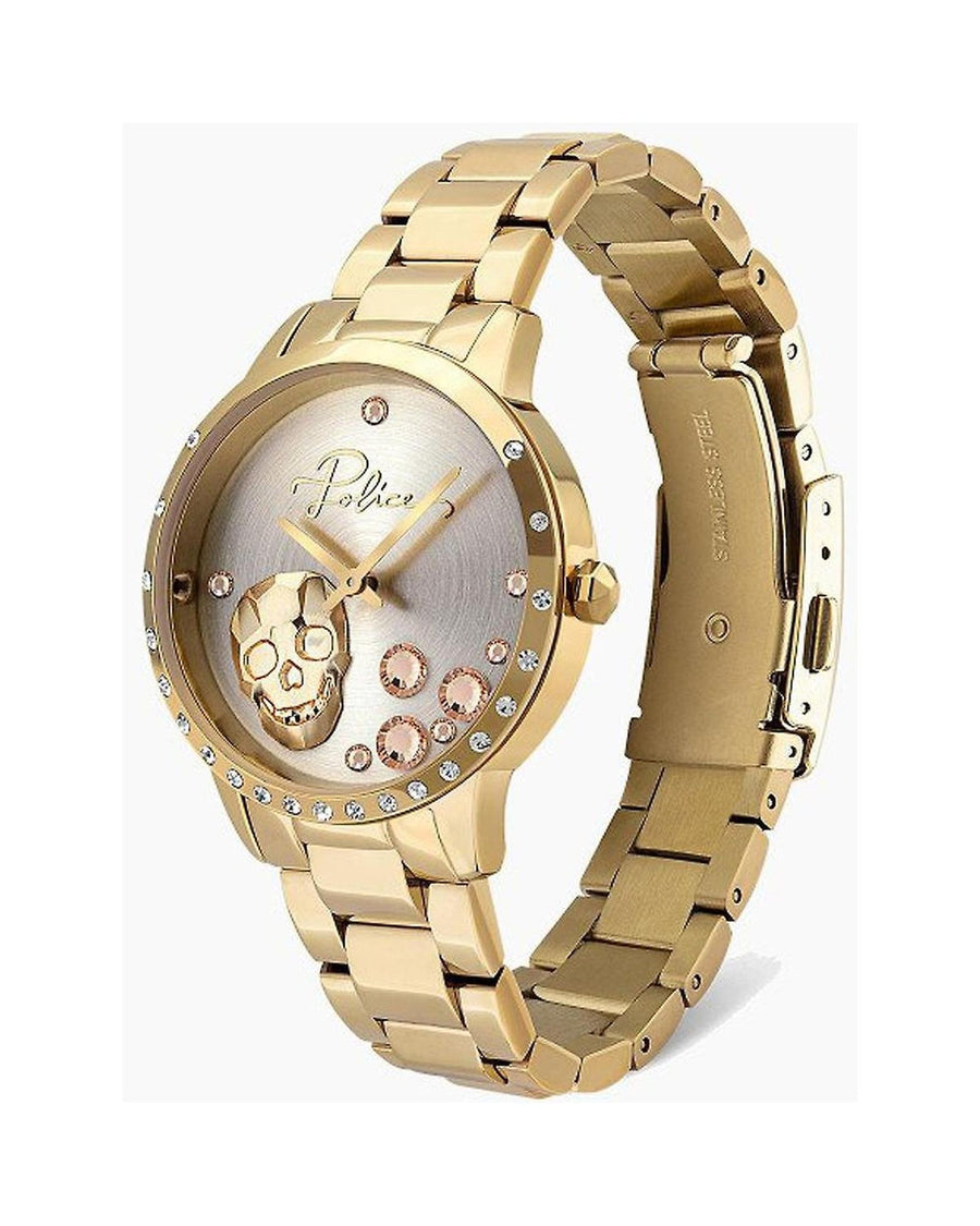 Police Women's Gold Stainless Steel Watch - One Size