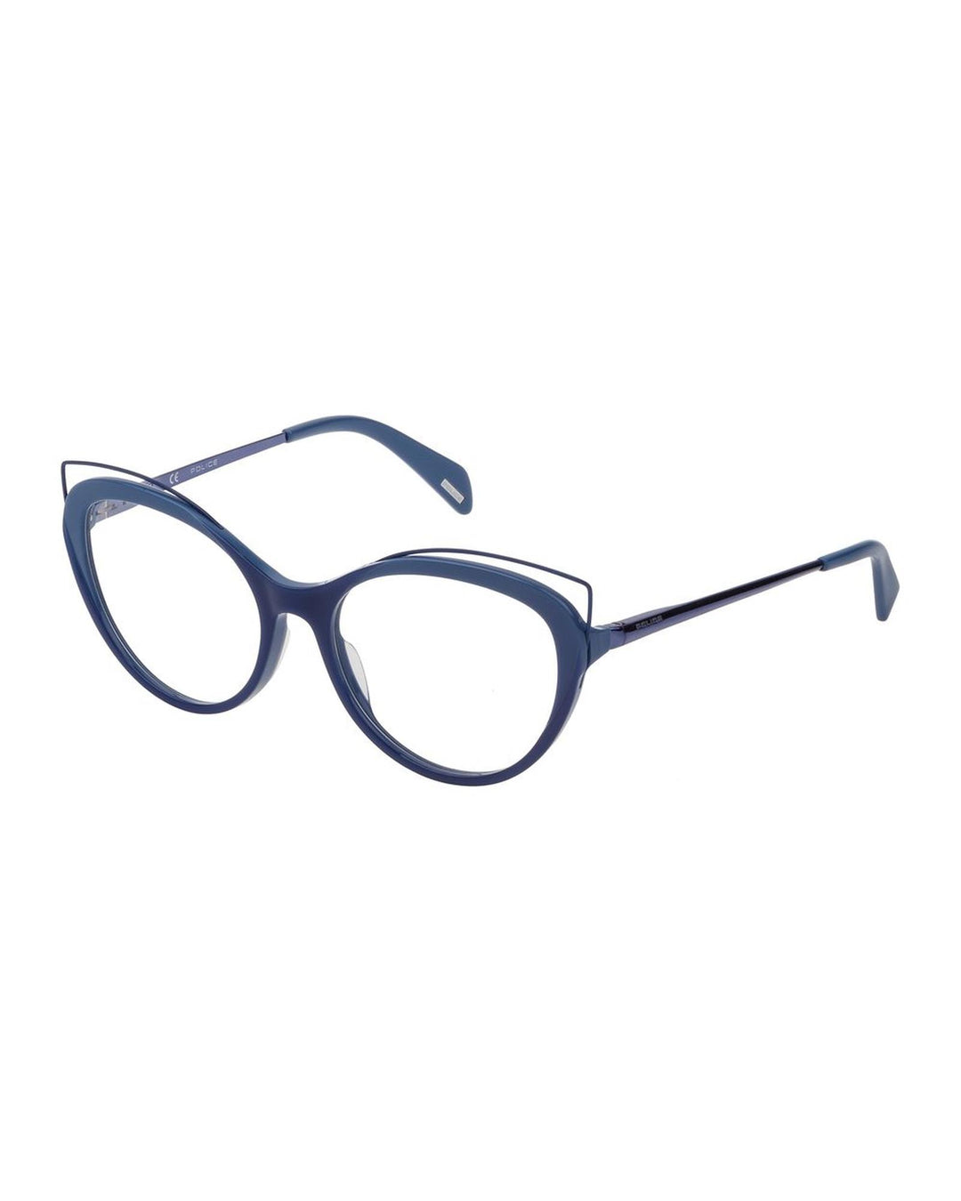 Police Women's Blue Plastic Frames - One Size