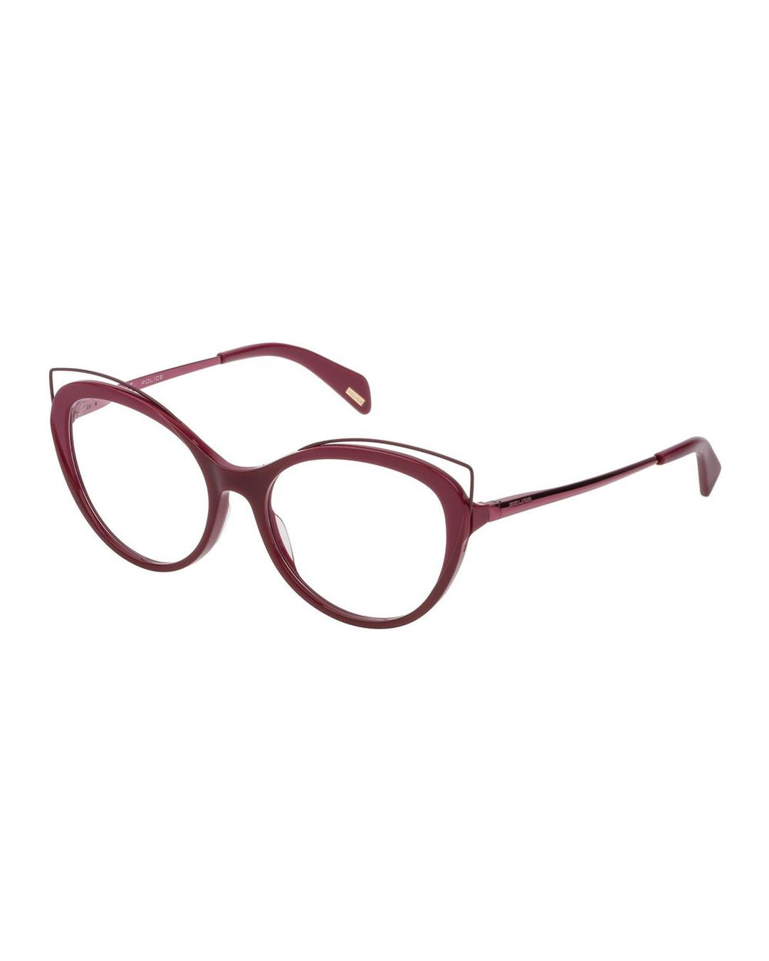 Police Women's Red Plastic Frames - One Size