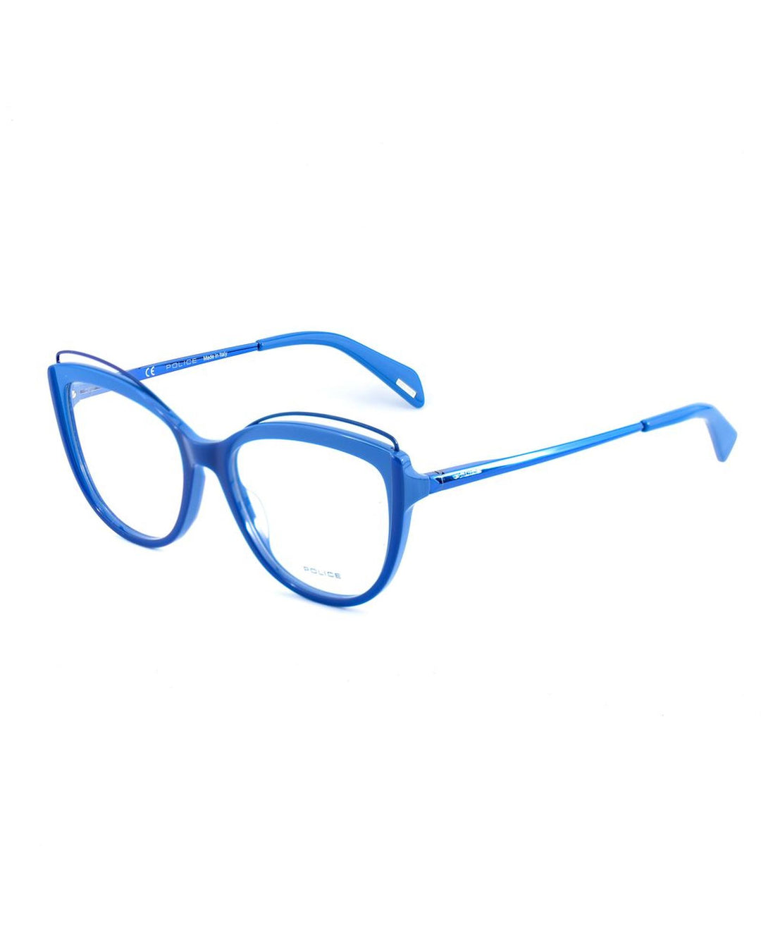 Police Women's Blue Plastic Frames - One Size