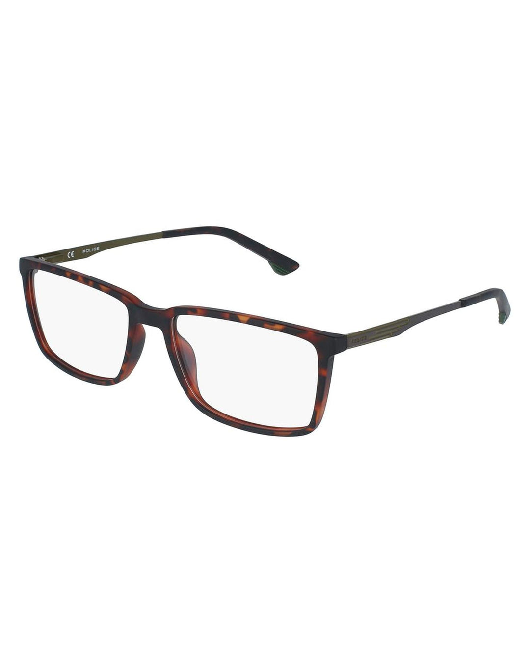 Police Men's Brown Plastic Frames - One Size