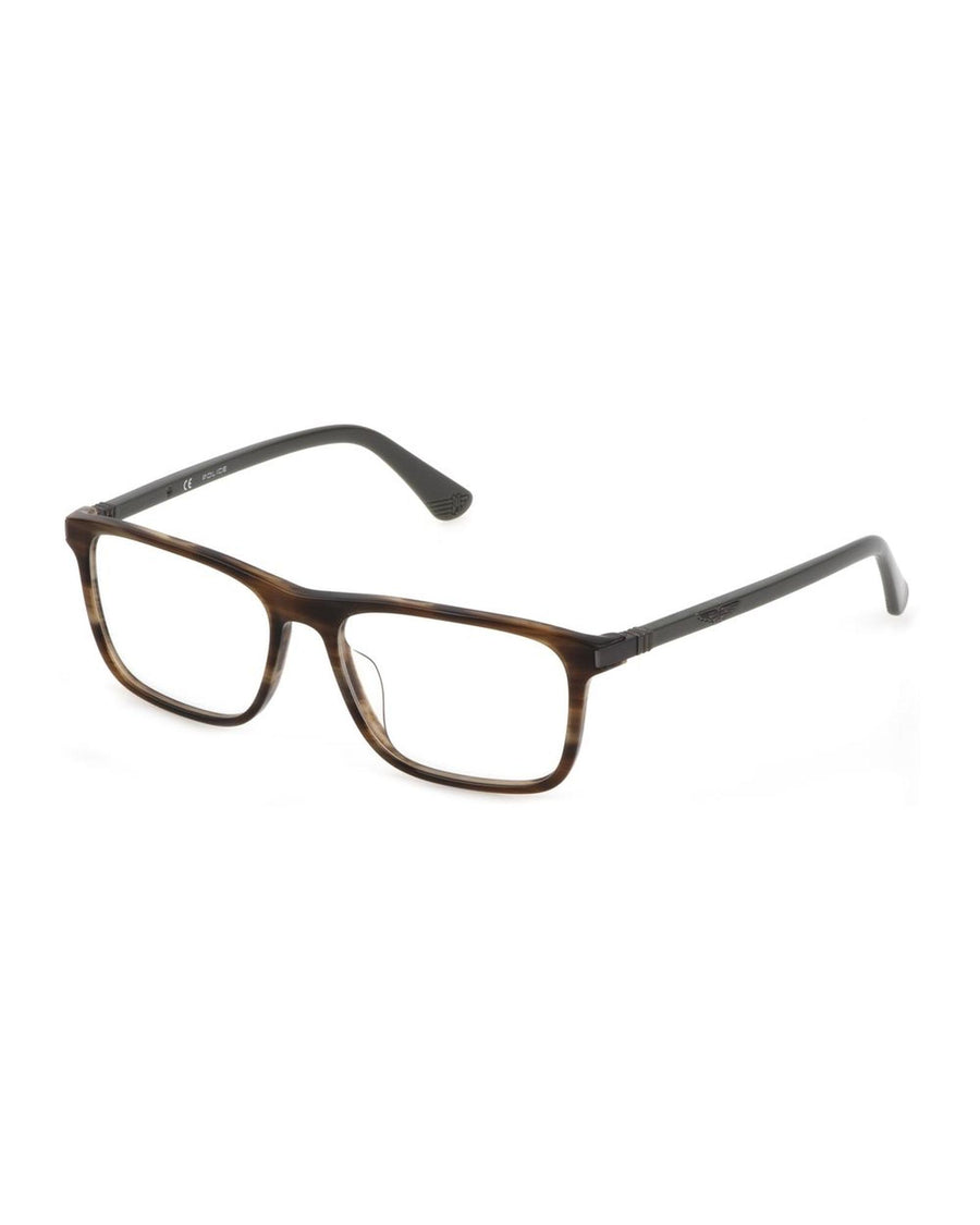Police Men's Brown Plastic Frames - One Size