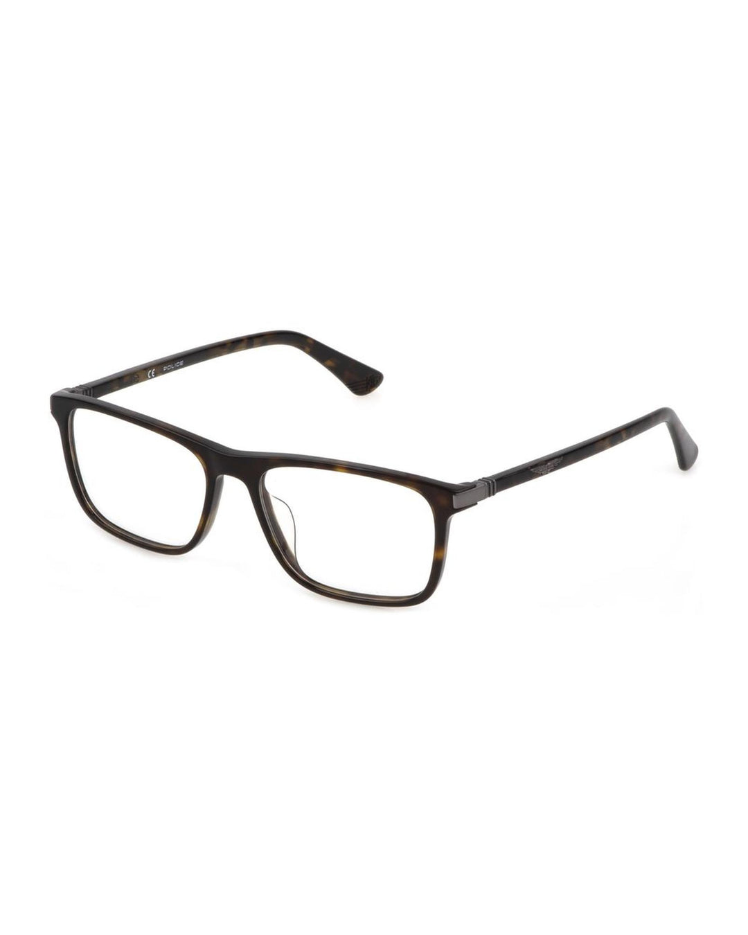 Police Men's Brown Plastic Frames - One Size