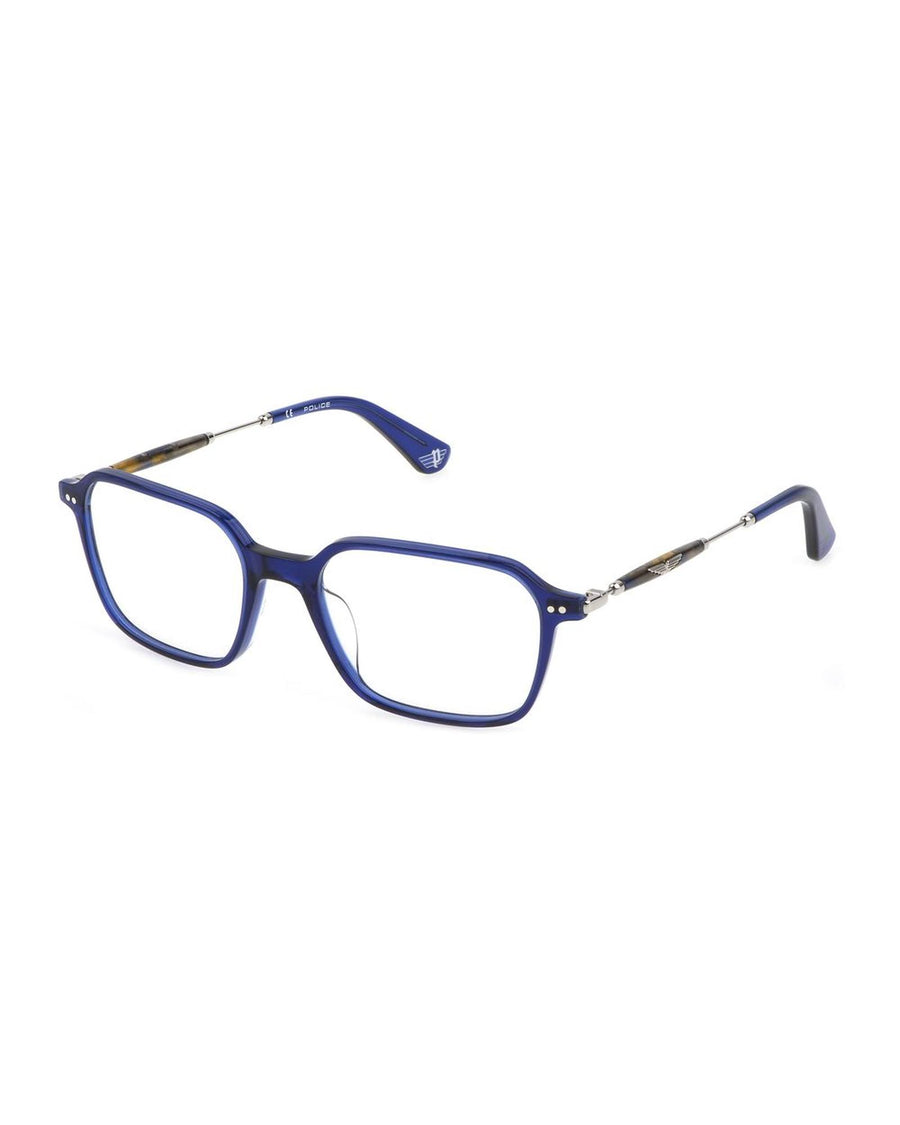 Police Unisex's Blue Plastic Frames - One Size
