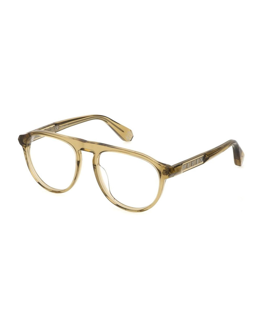 Philipp Plein Men's Beige Acetate Frames - One Size
