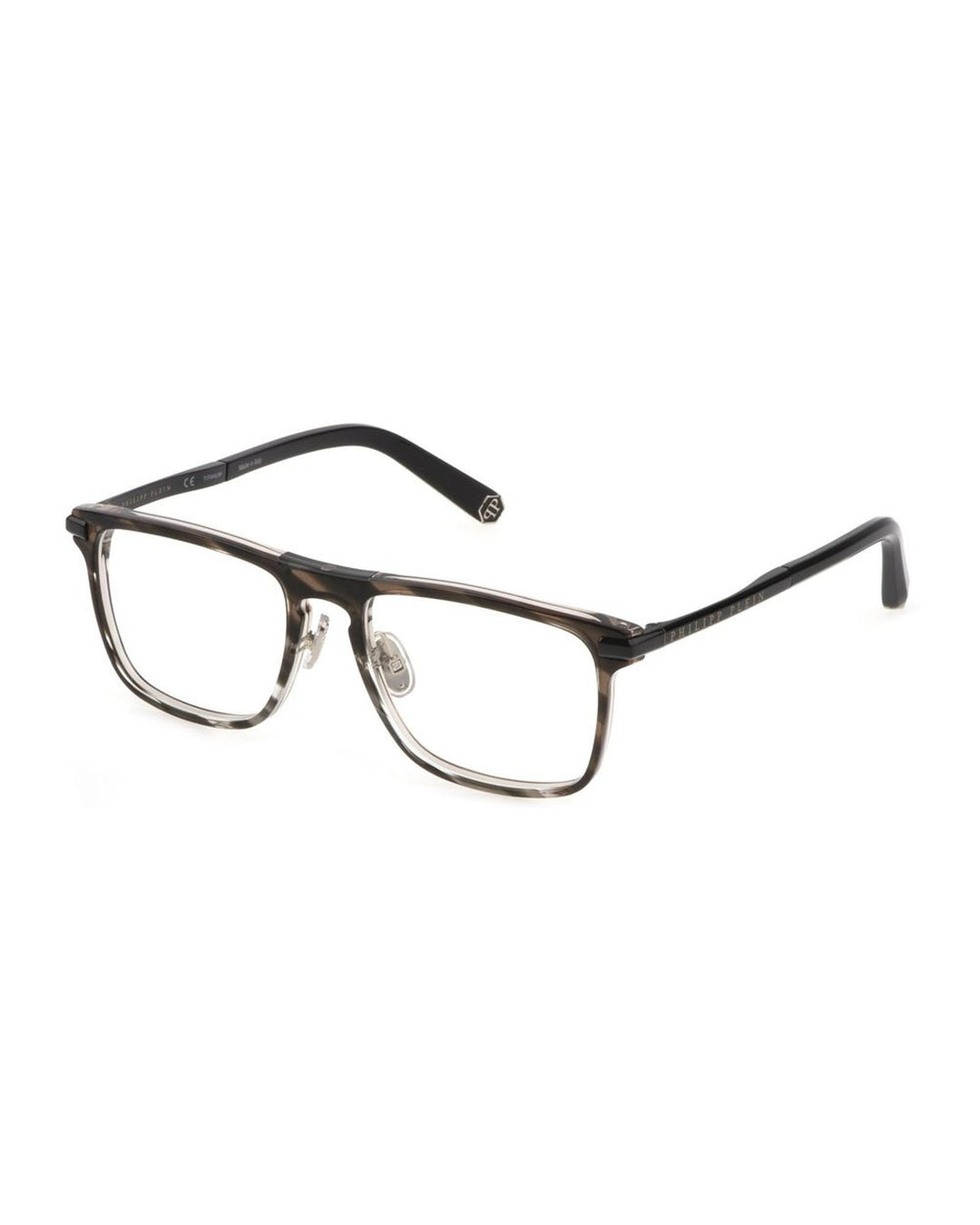 Philipp Plein Men's Gray Acetate Frames - One Size