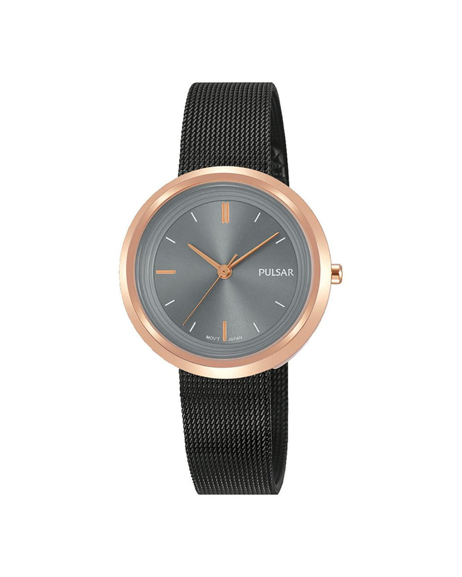 Pulsar Women's Black Steel Watch - One Size