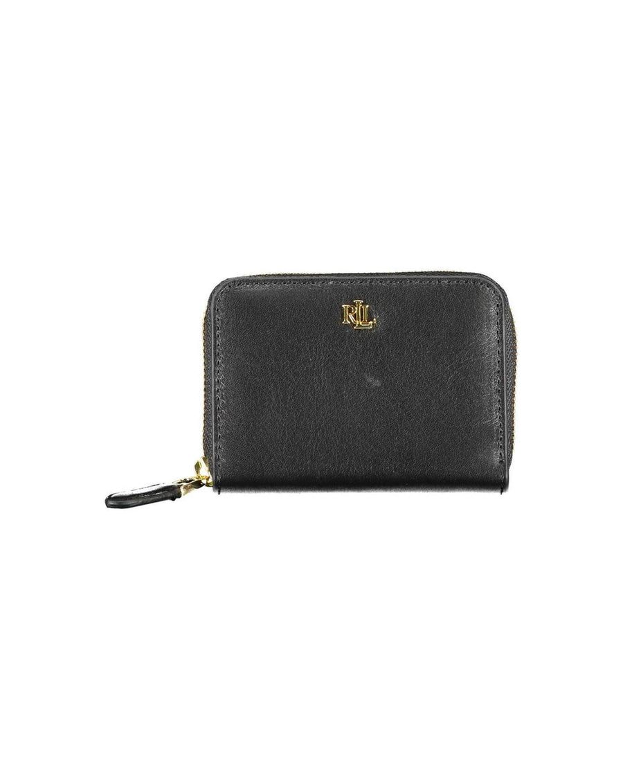 Ralph Lauren Women's Black Leather Wallet - One Size