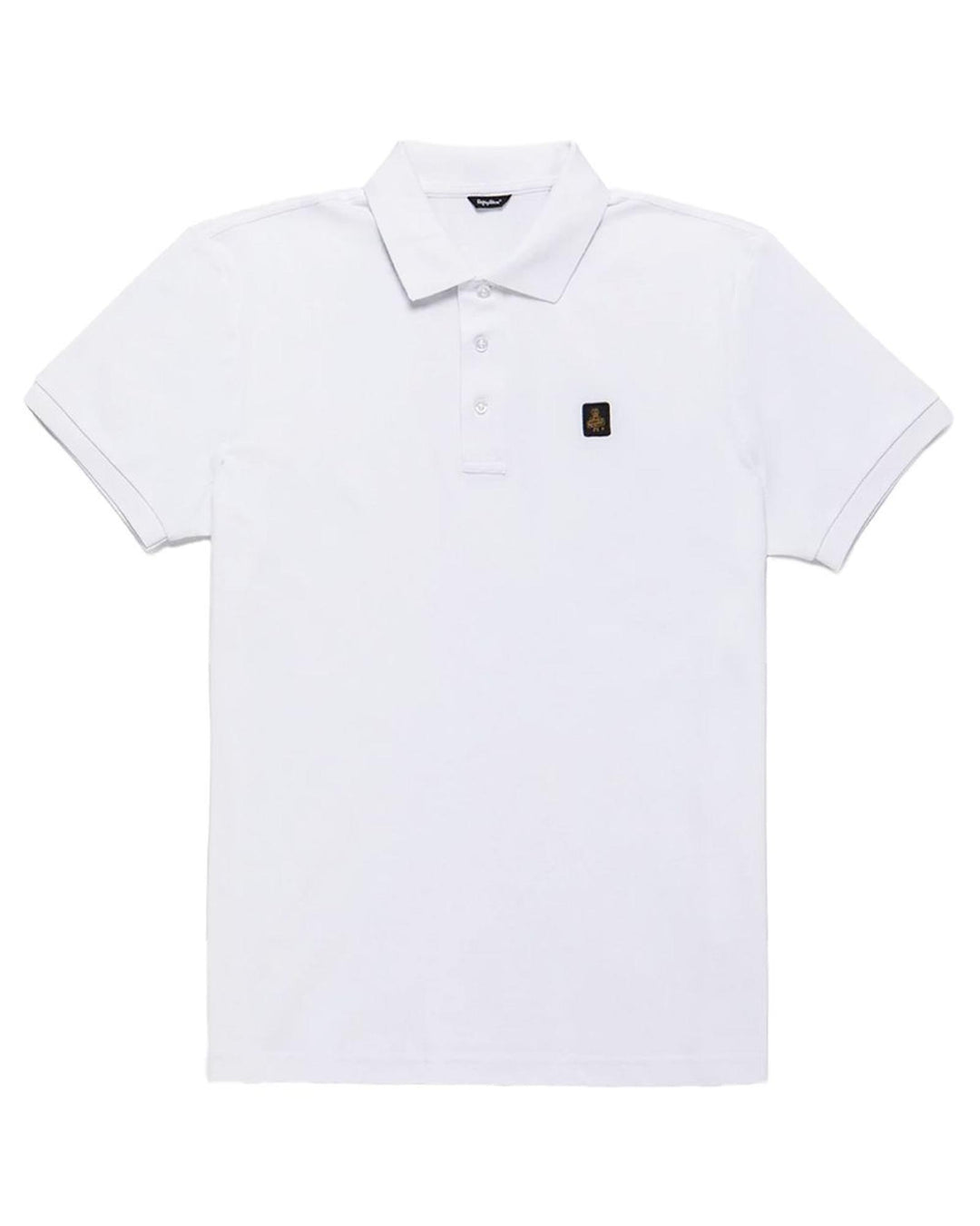 Refrigiwear Men's White Cotton Polo Shirt - XL