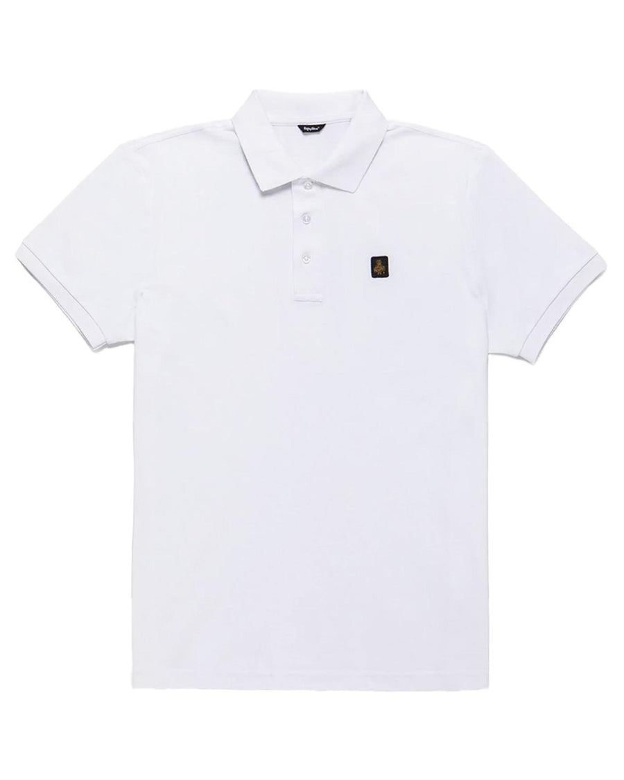 Refrigiwear Men's White Cotton Polo Shirt - XL