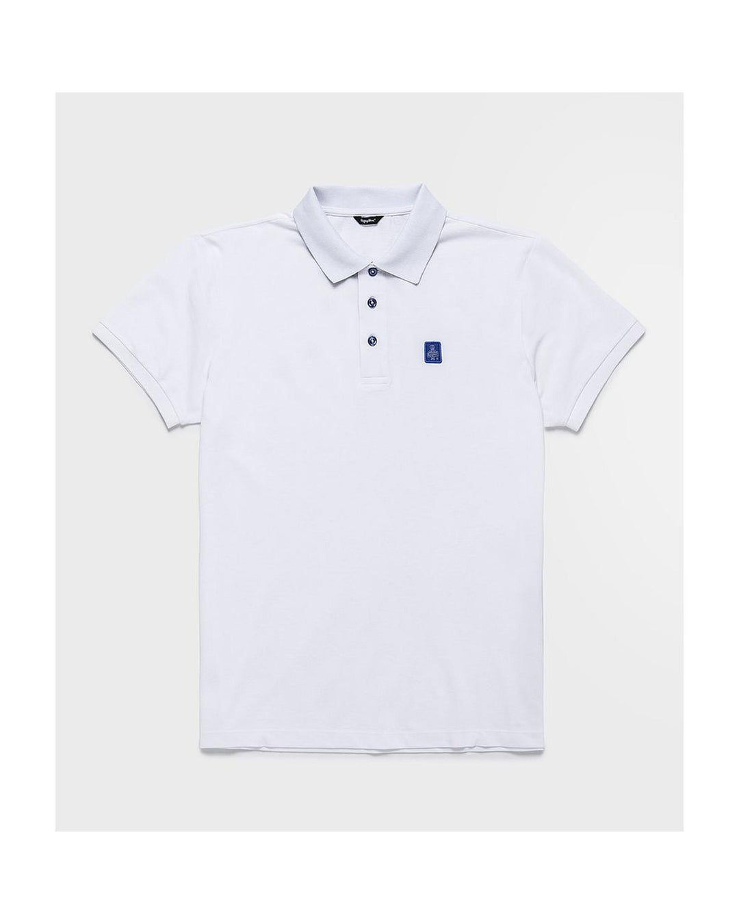 Refrigiwear Men's White Cotton Polo Shirt - M