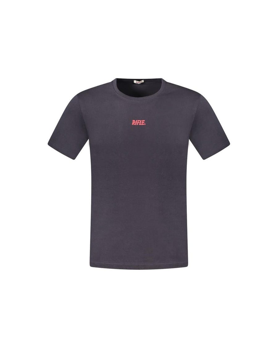 Rifle Men's Blue Cotton T-Shirt - XL