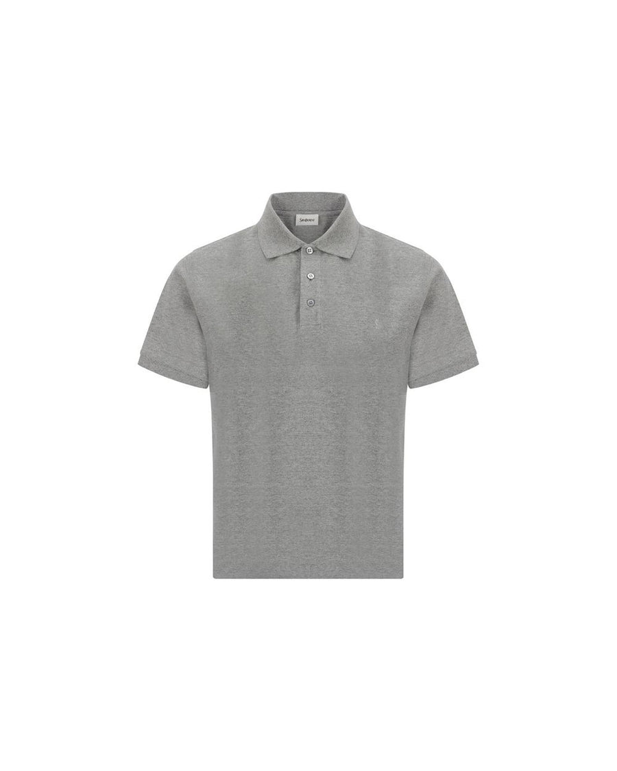 Saint Laurent Men's Cassandre Polo Shirt - M