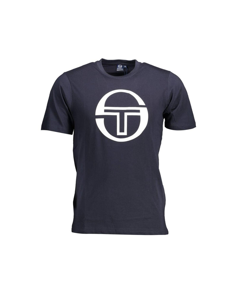 Sergio Tacchini Men's Blue Cotton T-Shirt - XL