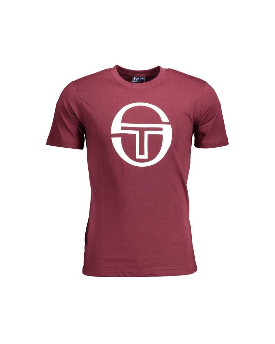 Sergio Tacchini Men's Purple Cotton T-Shirt - XL