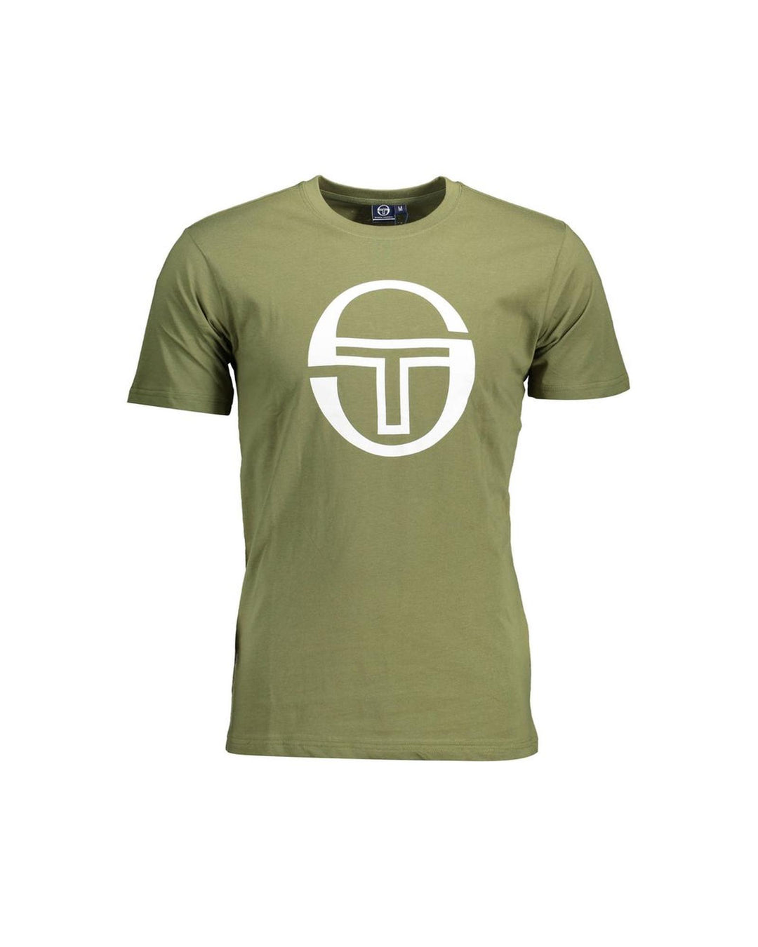 Sergio Tacchini Men's Green Cotton T-Shirt - L