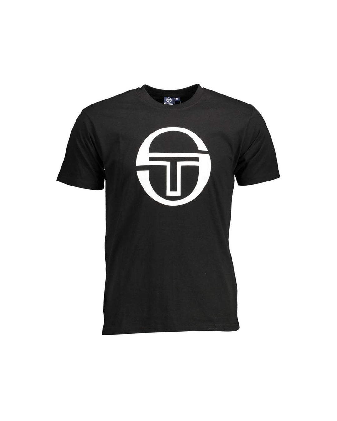 Sergio Tacchini Men's Black Cotton T-Shirt - XL