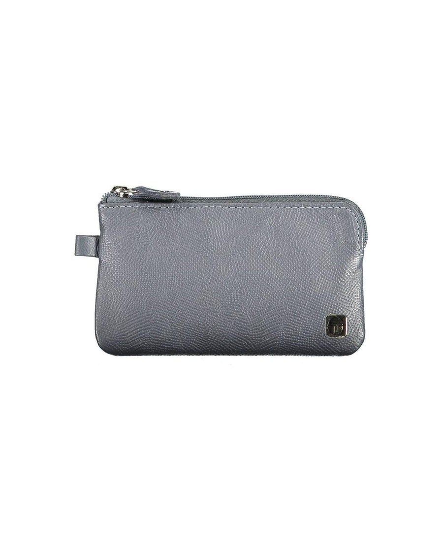 Sergio Tacchini Men's Blue Leather Wallet - One Size