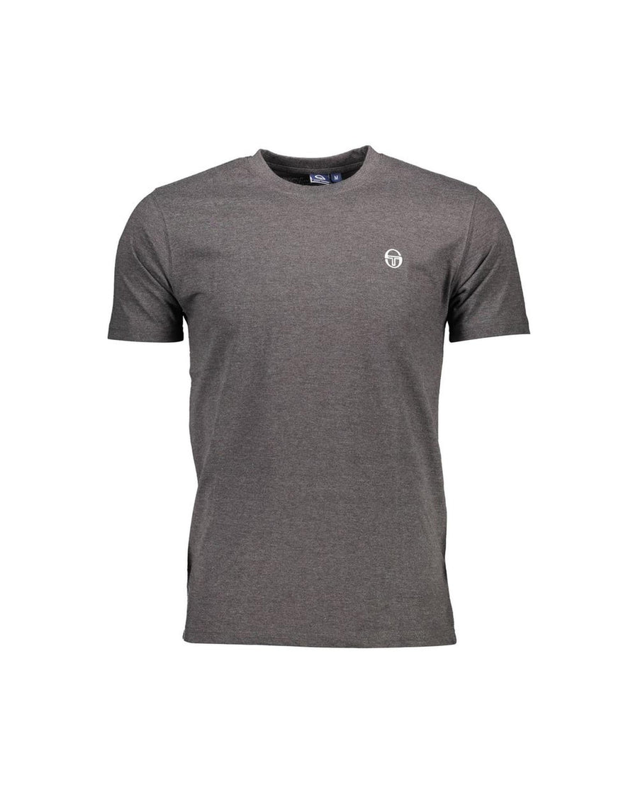 Sergio Tacchini Men's Gray Cotton T-Shirt - XL
