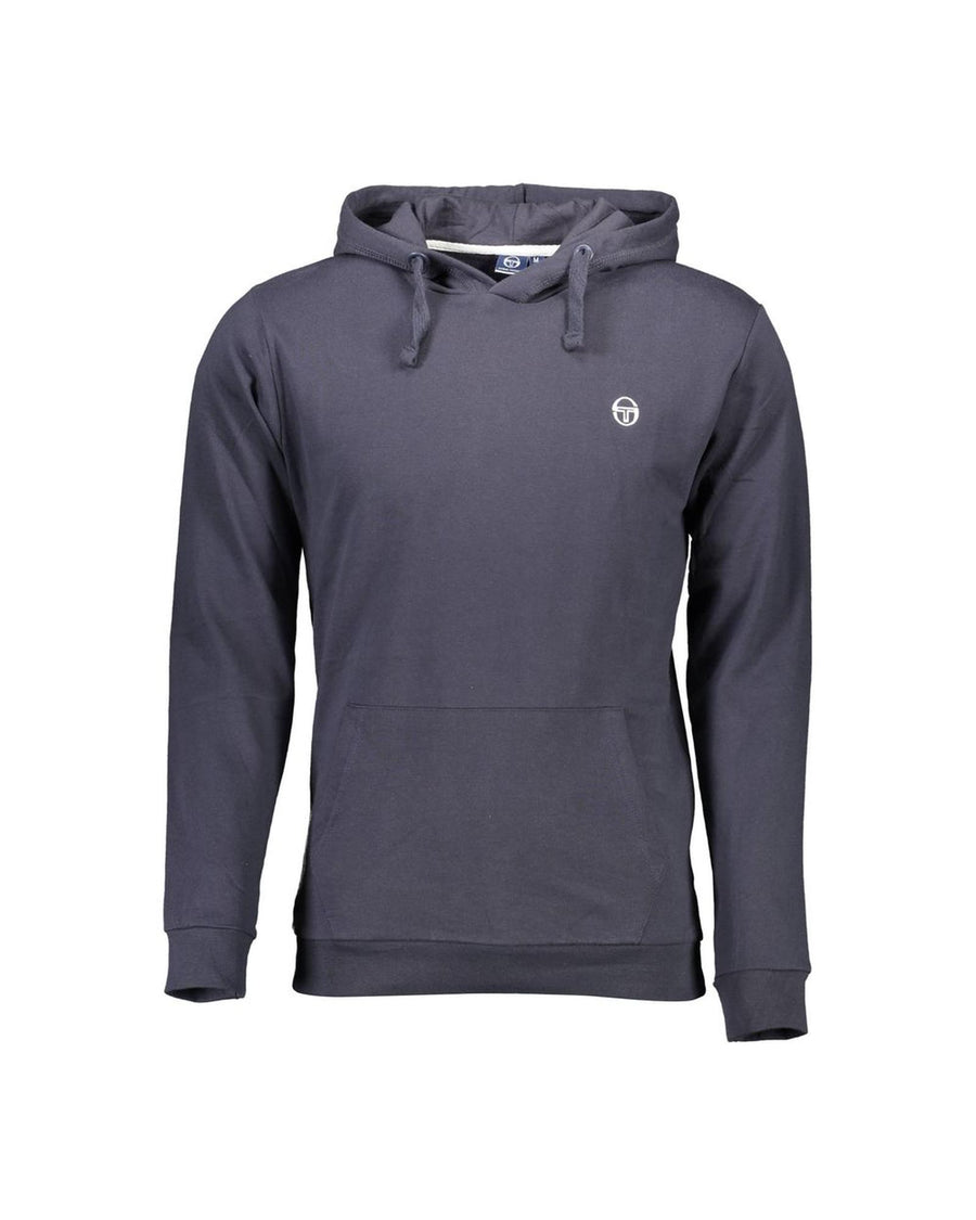 Sergio Tacchini Men's Classic Blue Hooded Sweatshirt - XL