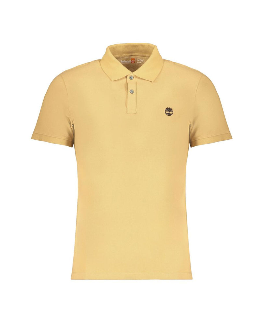Timberland Men's Beige Cotton Polo Shirt - M