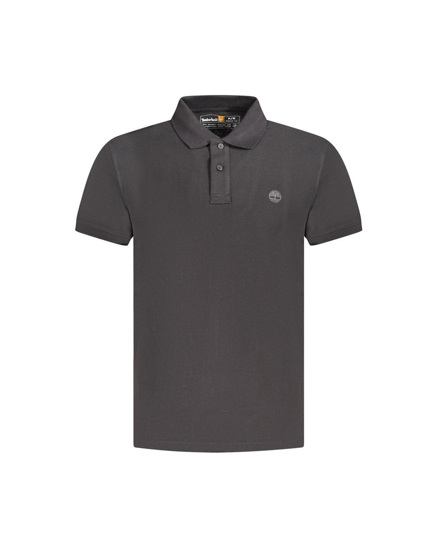 Timberland Men's Black Cotton  Polo Shirt - M