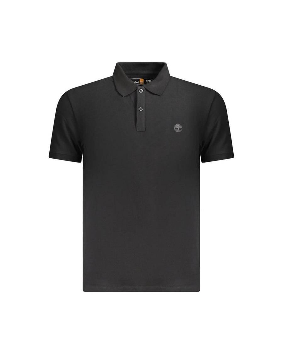 Timberland Men's Black Cotton  Polo Shirt - S