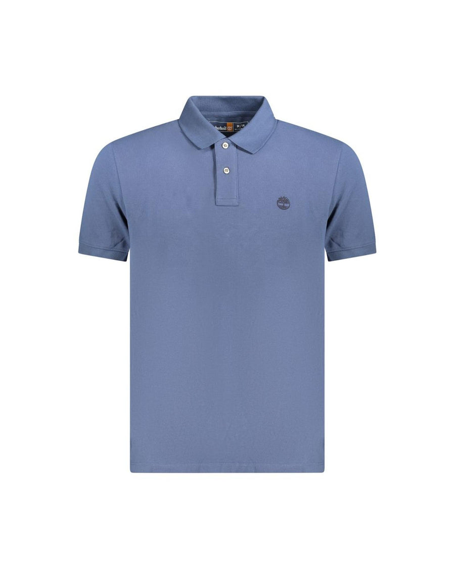 Timberland Men's Blue Cotton Polo Shirt - S