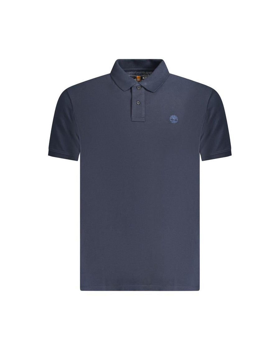 Timberland Men's Blue Cotton Polo Shirt - S