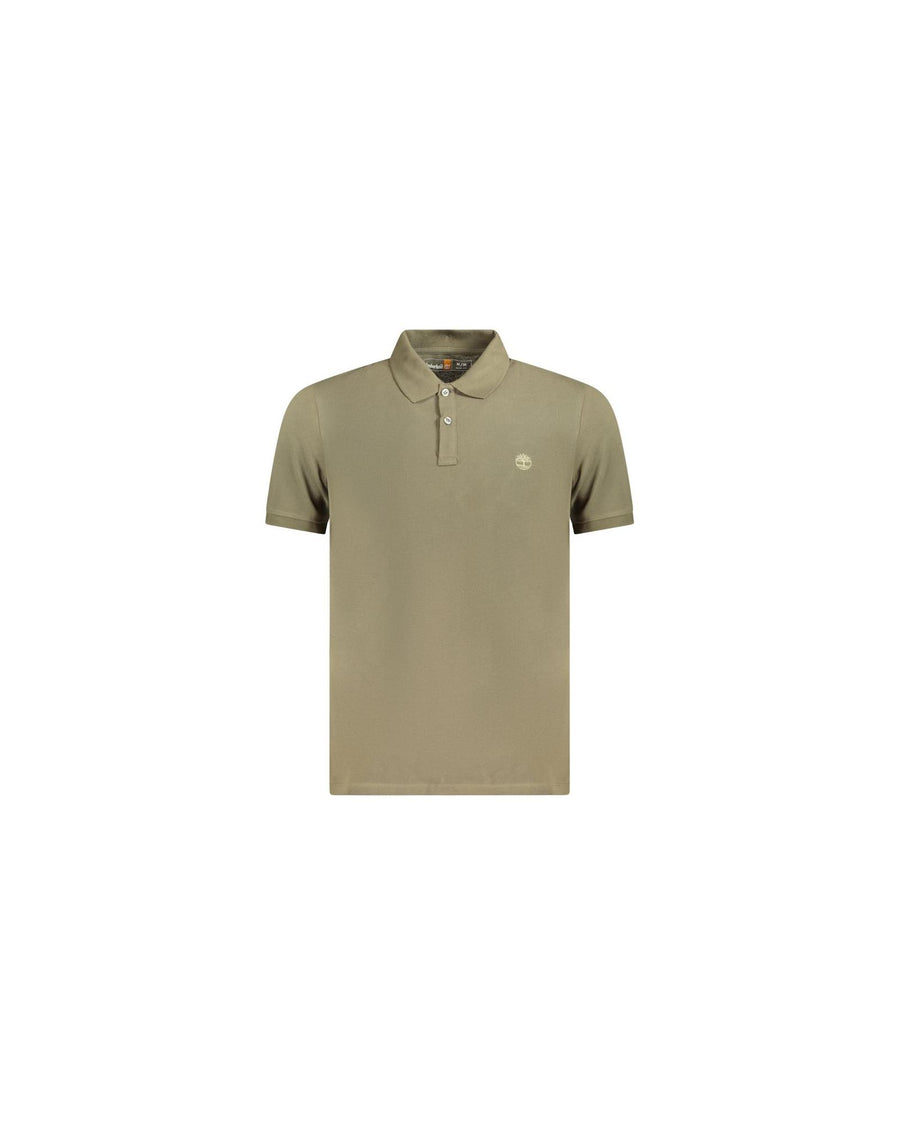 Timberland Men's Green Cotton Polo Shirt - S