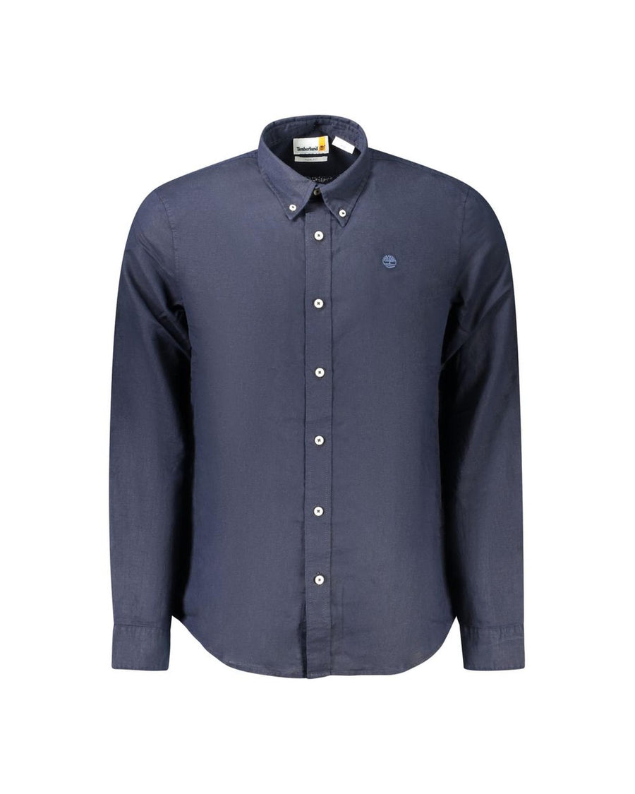 Timberland Men's Blue Cotton Shirt - L