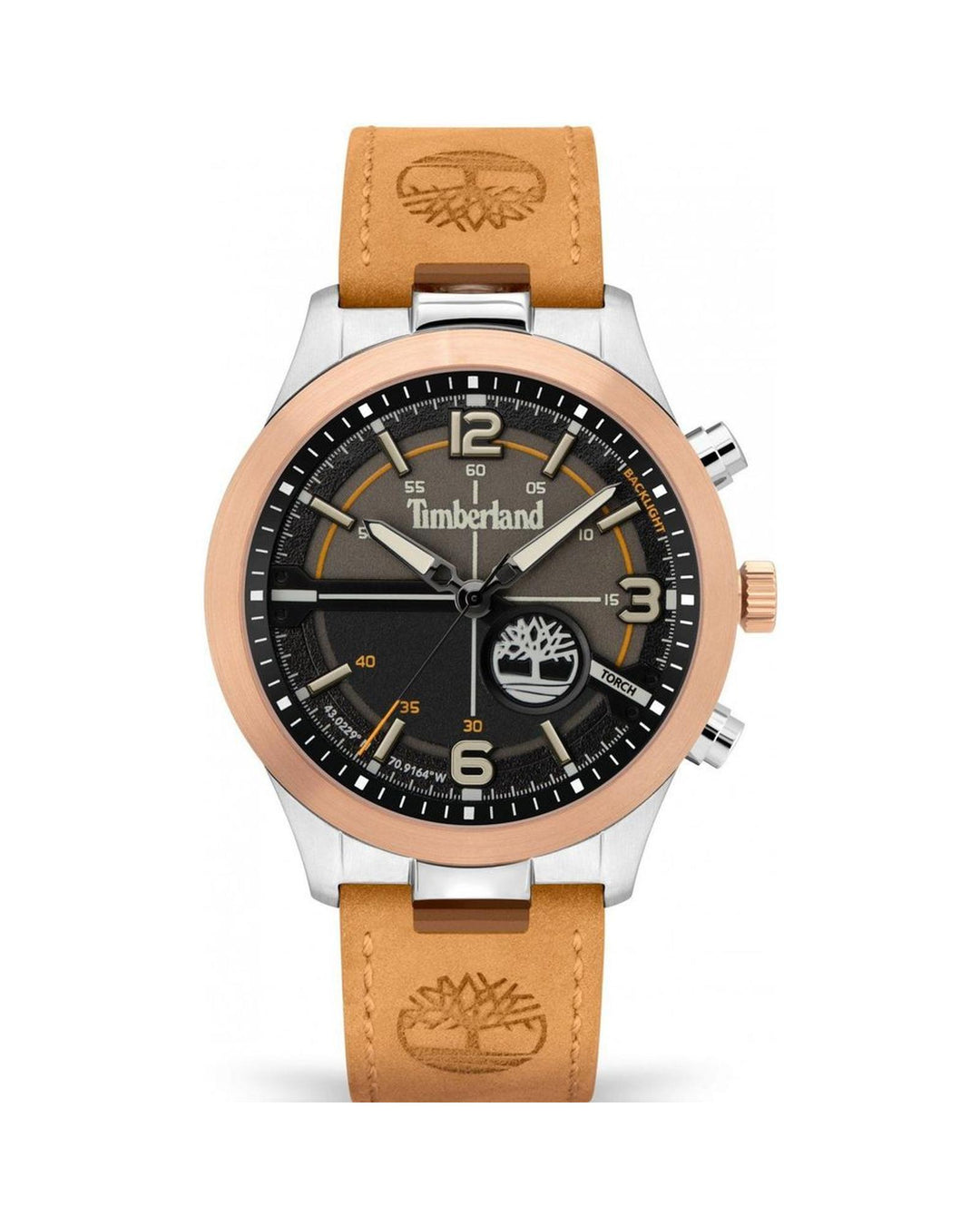 Timberland Men's Brown Leather Watch - One Size
