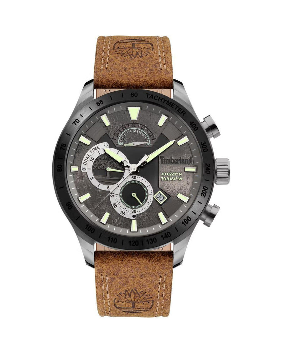 Timberland Men's Brown Leather Watch - One Size