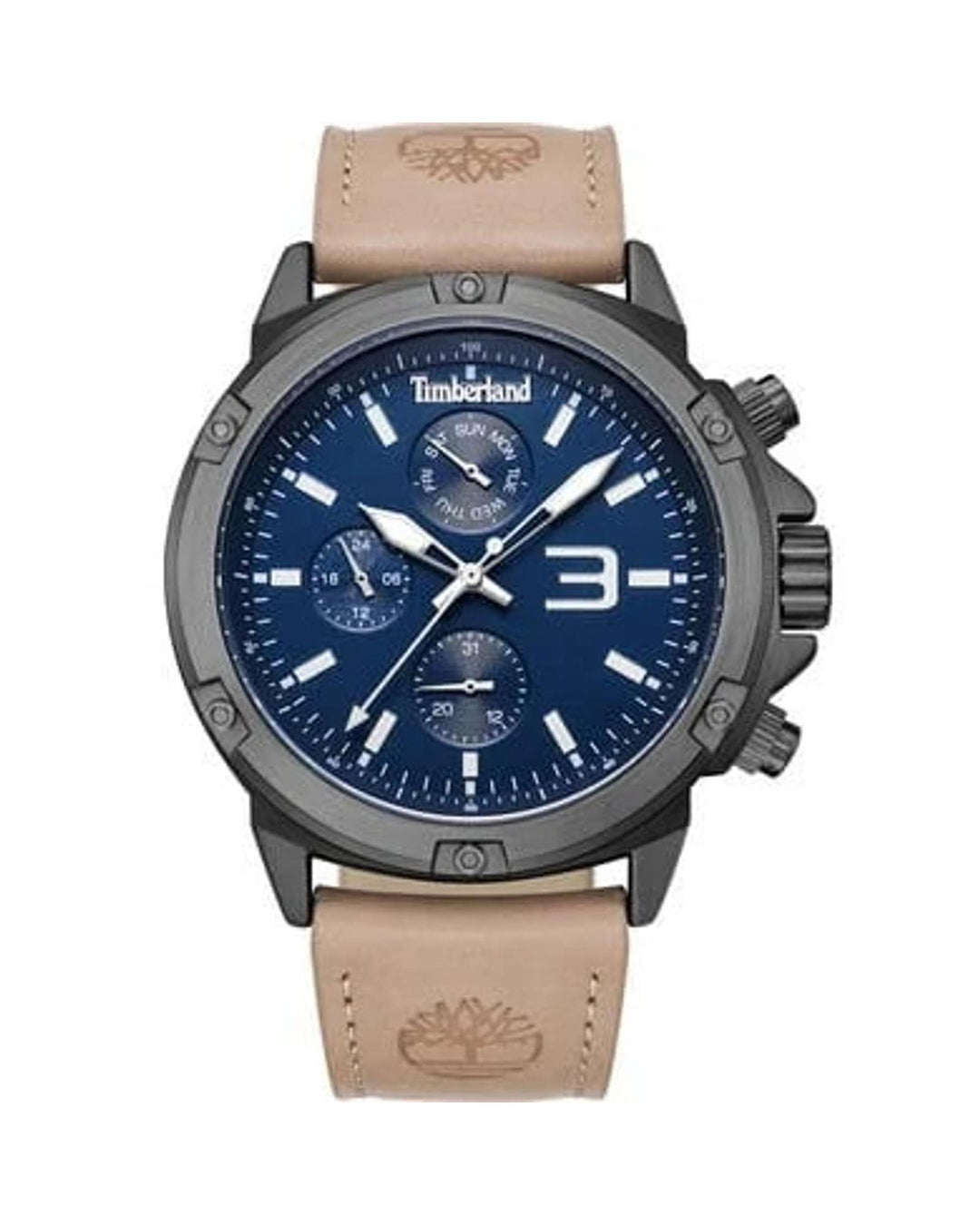 Timberland Men's Beige Leather Watch - One Size