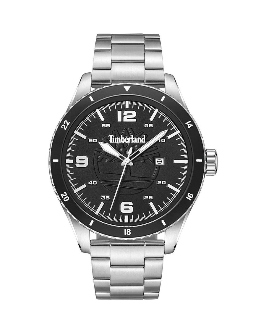Timberland Men's Gray Stainless Steel Stainless Steel Watch - One Size